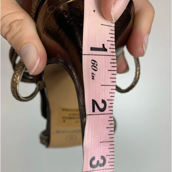 Dollhouse Womens Strappy Jewelled Heeled Sandals Sz 8 Boho Whimsy Fairycore FLAW - Picture 9 of 16